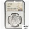 1887-O Morgan Silver Dollar NGC MS61