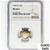 Image 1 : 1960-D Roosevelt Dime NGC MS66*