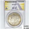 1878-CC Morgan Silver Dollar ANACS MS62