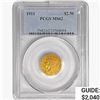 Image 1 : 1911 $2.50 Gold Quarter Eagle PCGS MS62