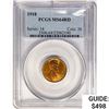 Image 1 : 1918 Wheat Cent PCGS MS64 RD