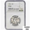 Image 1 : 1953 Washington Silver Quarter NGC PF64