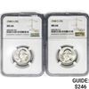 Image 1 : 1948-S [2] Washington Silver Quarter NGC MS66