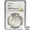Image 1 : 1887-O Morgan Silver Dollar NGC MS61