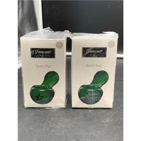 Famous X Spoon Pipe (2 x 4in)