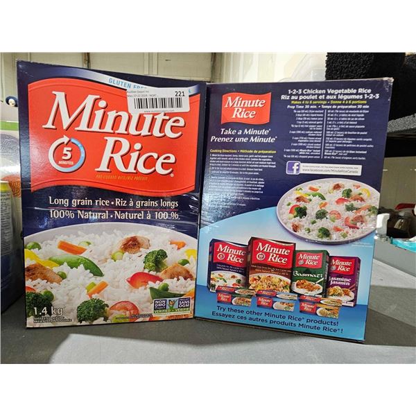 Minute Rice Long Grain Rice (2 x 1.4kg)