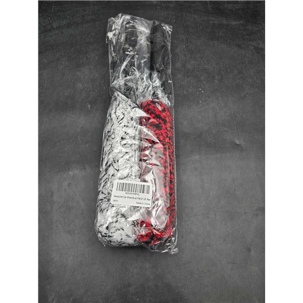 Yeeway Vehicle Car Wheel Brush Set-Red