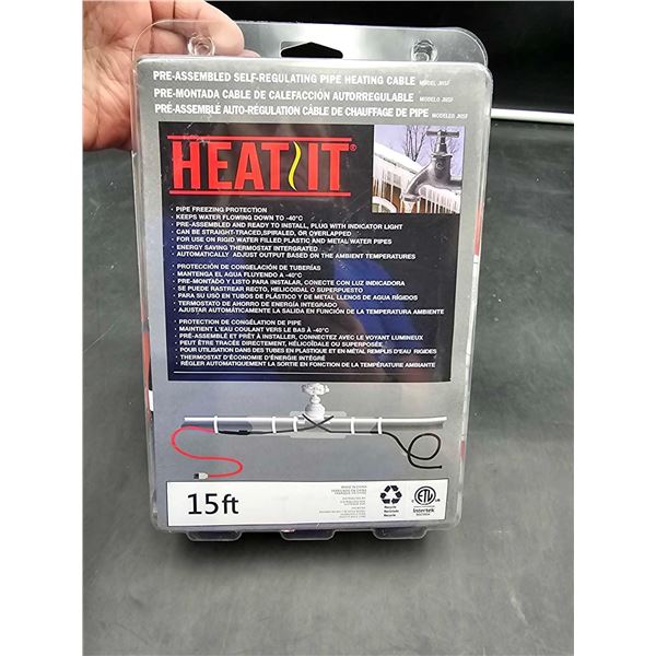 Heat It Pre-Assembled Self Regulating Pipe Heating Cable