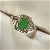 Image 2 : Silver Emerald Ring (~Size 7)RING, Suggested Retail Value $200