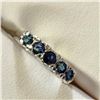 Image 2 : Silver Sapphire Ring (~Size 7)RING, Suggested Retail Value $200