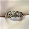 Image 1 : Silver Marcasite Ring (~Size 6)RING, Suggested Retail Value $80