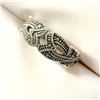 Image 2 : Silver Marcasite Ring (~Size 6)RING, Suggested Retail Value $80