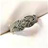 Image 3 : Silver Marcasite Ring (~Size 6)RING, Suggested Retail Value $80