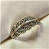 Image 3 : Silver Marcasite Ring (~Size 7.5)RING, Suggested Retail Value $80