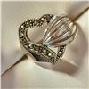 Image 3 : Silver Marcasite Ring (~Size 7.5)RING (~weight 6.76g), Suggested Retail Value $200