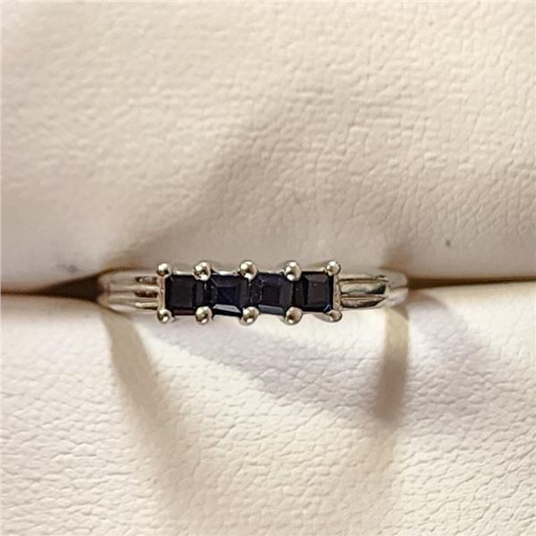 Silver Sapphire Ring (~Size 7)RING, Suggested Retail Value $120