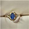 Image 1 : Silver Sapphire Ring (~Size 6)RING (~length 0 inches), Suggested Retail Value $80
