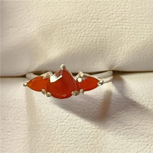 Silver Agate Ring (~Size 7)RING (~length 0 inches), Suggested Retail Value $80