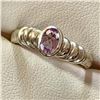 Image 3 : Silver Amethyst Ring (~Size 8)RING (~length 0 inches), Suggested Retail Value $100