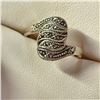 Image 3 : Silver Marcasite Ring (~Size 7.5)RING (~length 0 inches), Suggested Retail Value $80