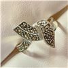 Image 3 : Silver Marcasite Ring (~Size 7.5)RING (~length 0 inches), Suggested Retail Value $120