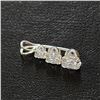 Image 2 : Silver Cubic Zirconia Pendant (~Size 0) (~length 0 inches), Suggested Retail Value $50