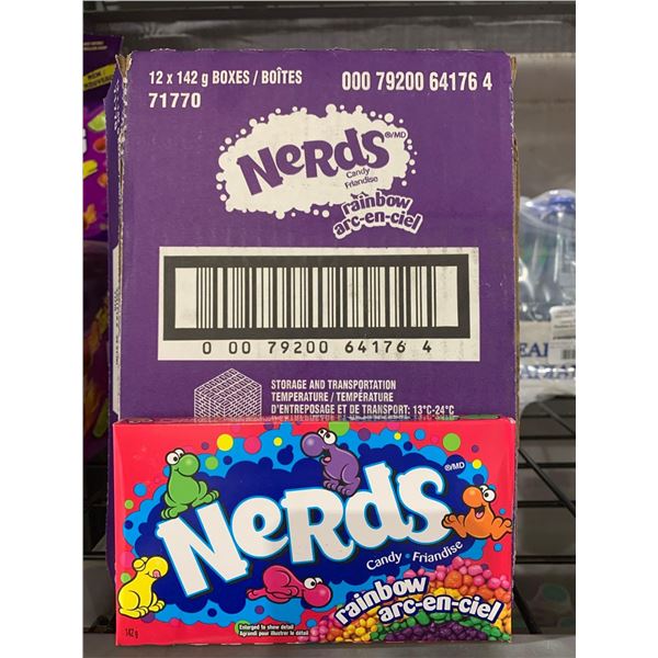 CASE LOT - Nerds Candy Rainbow 12 x's 142g