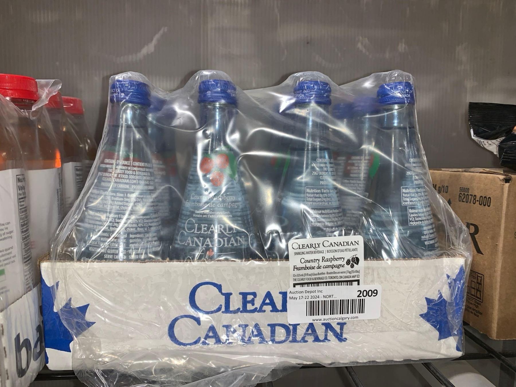 CASE LOT - Clearly Canadian Country Raspberry Sparkling Water Beverage ...