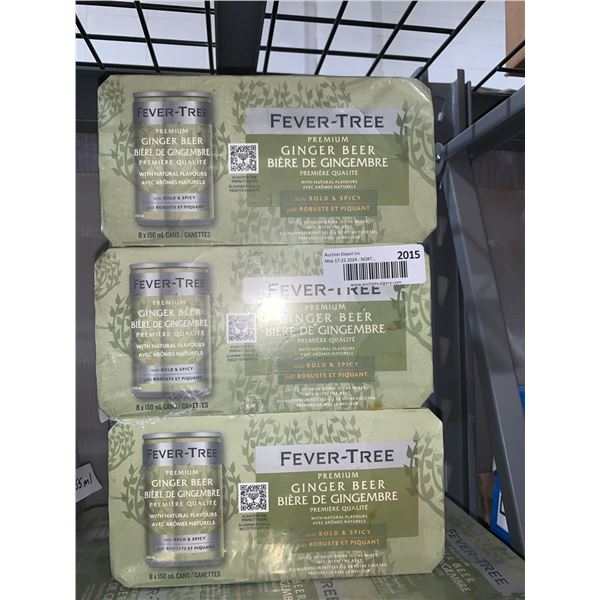 CASE LOT - Fever-Tree Premium Ginger Beer 24 x's 150ml
