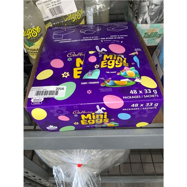 CASE LOT - Cadbury Mini Eggs Candy 48 x's 33g