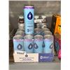 Image 1 : CASE LOT - WakeWater Cafeinated Blackberry Sparkling Water Beverage 12 x's 355ml