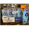 Image 3 : CASE LOT - WakeWater Cafeinated Blackberry Sparkling Water Beverage 12 x's 355ml