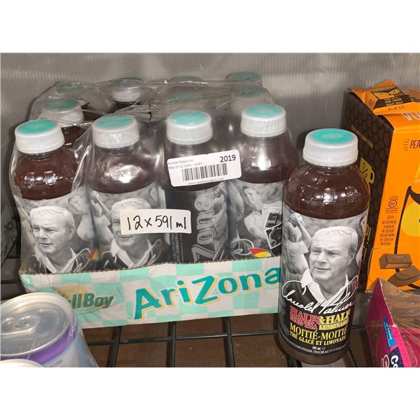 CASE LOT - Arizona Arnold Palmer Half & Half Ice Tea/Lemonade  Beverage 12 x's 591ml