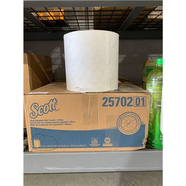 CASE LOT - Scott Brand High Capacity Roll Towels White 6 Rolls 7.5" x 1150 Ft