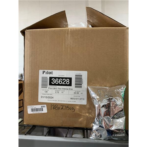 CASE LOT - Pilot intense energy ground coffee 128x2.75oz