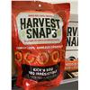 Image 3 : CASE LOT - Harvest snaps kick'n bbq baked red lentil snacks 12x71g