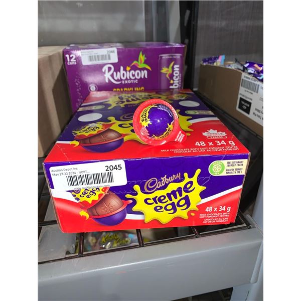 CASE LOT - Cadbury Creme Eggs Chocolate 48 x's 34g