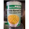 Image 2 : CASE LOT - North Pride whole kernel canned corn 24x432g
