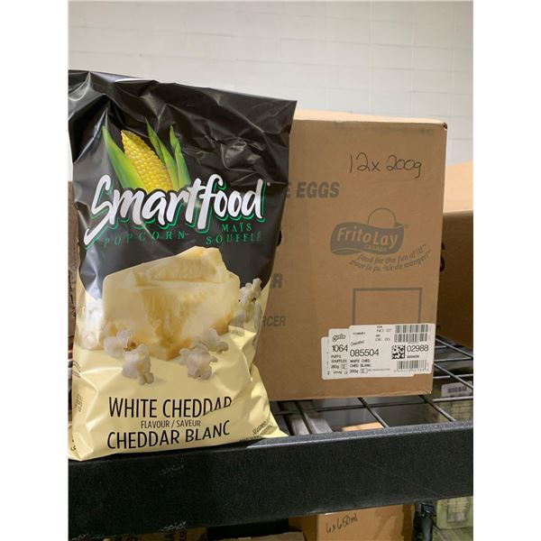 CASE LOT - Smart food white cheddar popcorn 12x200g