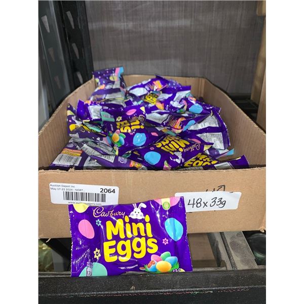 CASE LOT - Cadbury Mini Eggs Candy 48 x's 33g