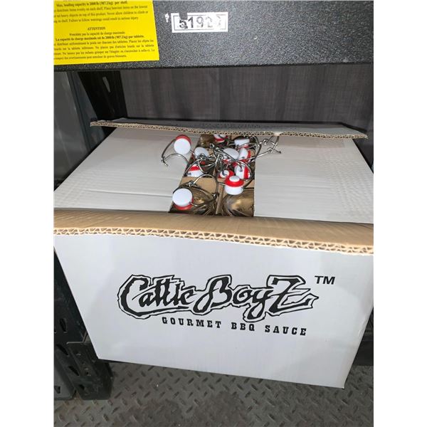 CASE LOT - Cattle BoyZ glass bottles with lids 12x1L