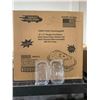 Image 1 : CASE LOT - Crisp Food Technologies clear plastic hinged food containers x600