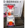 Image 2 : CASE LOT - Pobble mixed berries + hibiscus bursting bubble tea drink 24x490ml