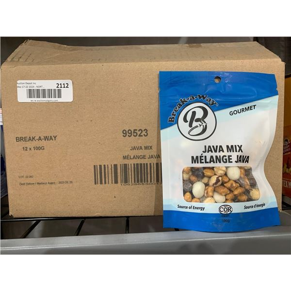 CASE LOT - Break-a-way gourmet java mix 12x100g