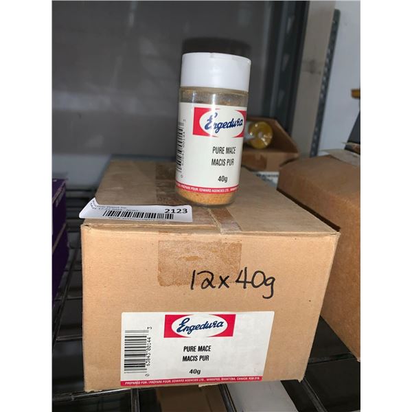 CASE LOT - Engedura pure mace 12x40g
