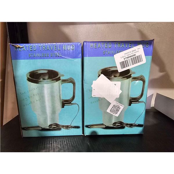 Lot of 2 Heated Travel Mugs