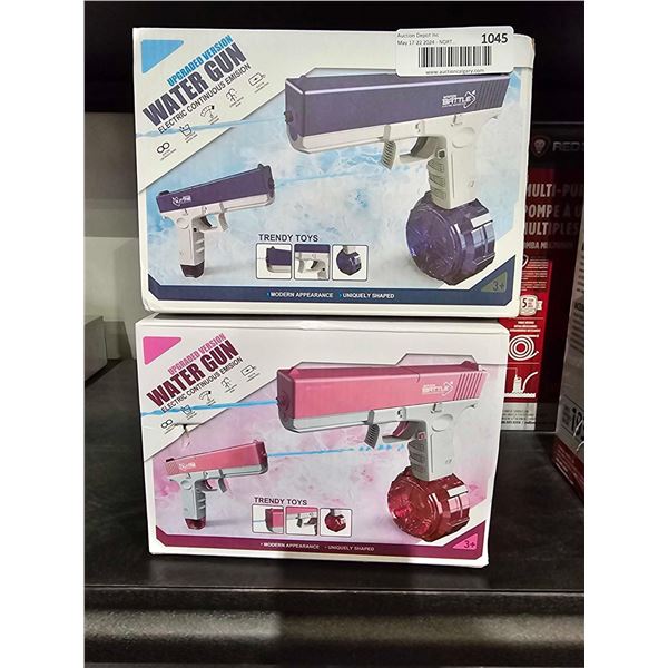 Lot of 2 Battery Operated Water Guns