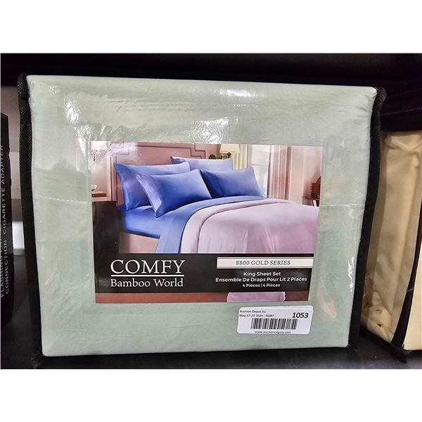 Comfy Bamboo world 8800 gold series King size sheet set