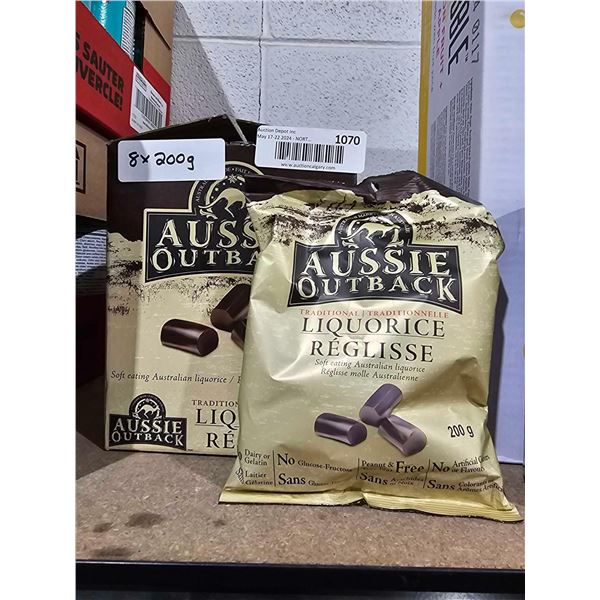 Aussie Outback Traditional Licorice 8x200g