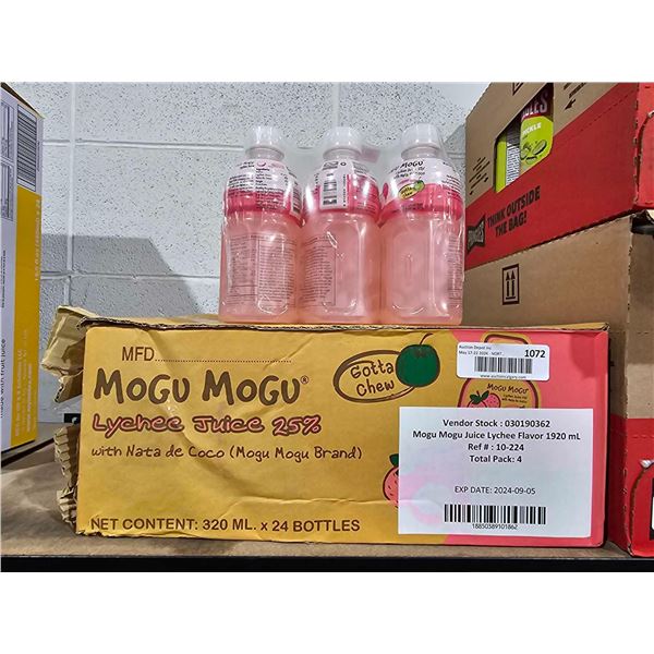 Mogu Mogu Lychee Juice 24x320ml